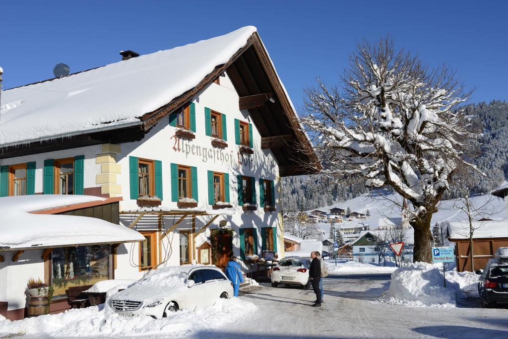 Alpengasthof Zur Post Schattwald Esterno foto