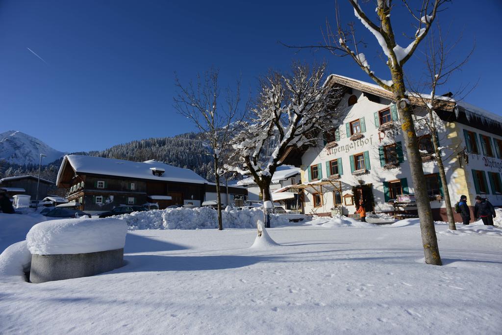 Alpengasthof Zur Post Schattwald Esterno foto